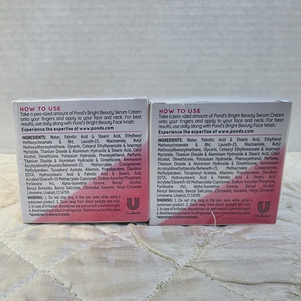 2 Pack POND'S Bright Beauty SPF15 PA++ Day Cream Brightening Skin Care
